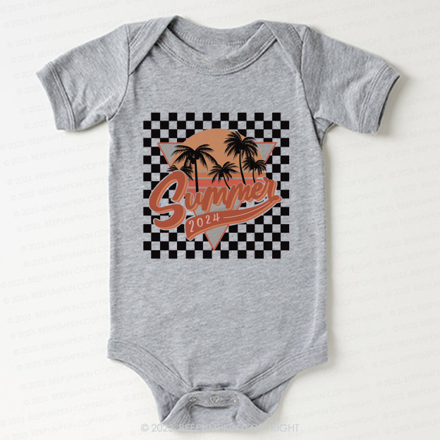 Retro Summer 2024 Natural Bodysuit For Baby
