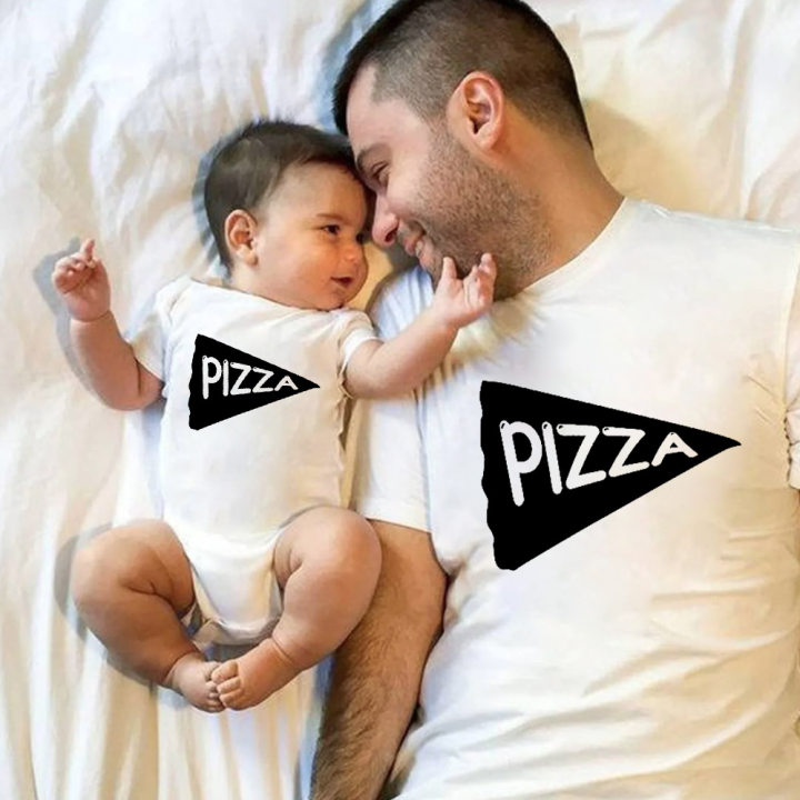  Matching Pizza Shirts For Dad and me