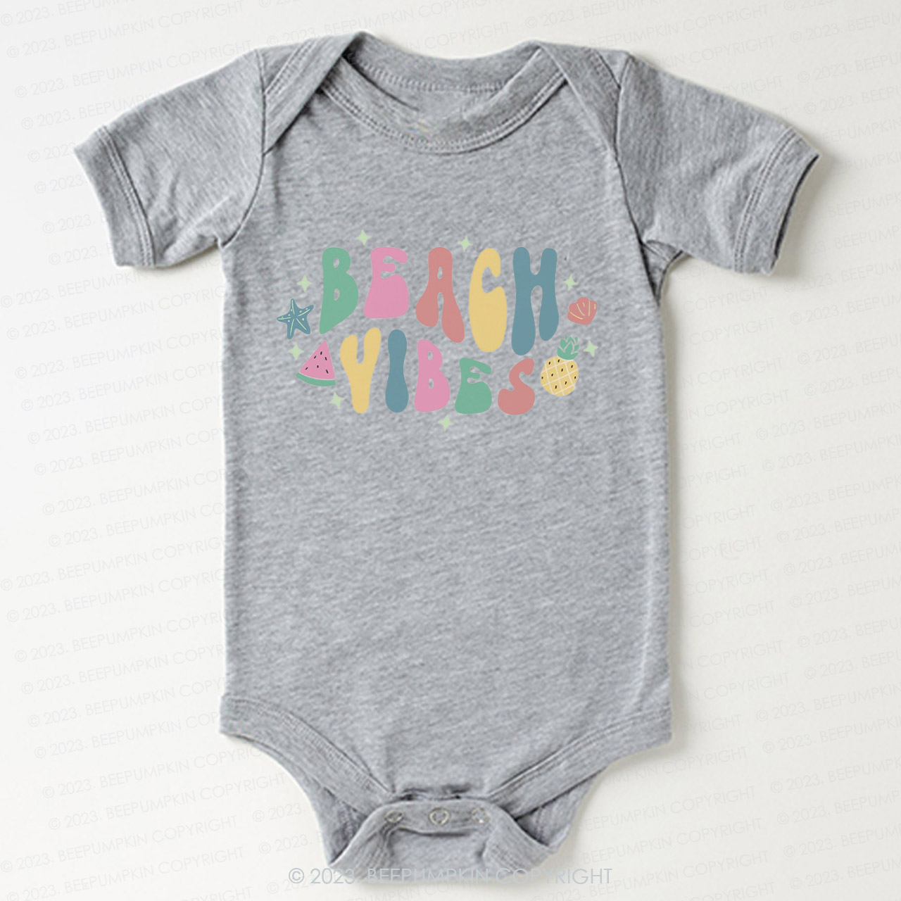Retro Summer Beach Vibes  Bodysuit For Baby