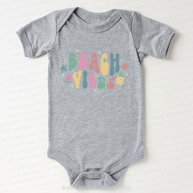 Retro Summer Beach Vibes  Bodysuit For Baby