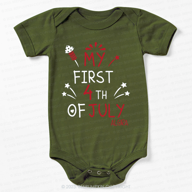 My First Independence Day Bodysuit For Baby