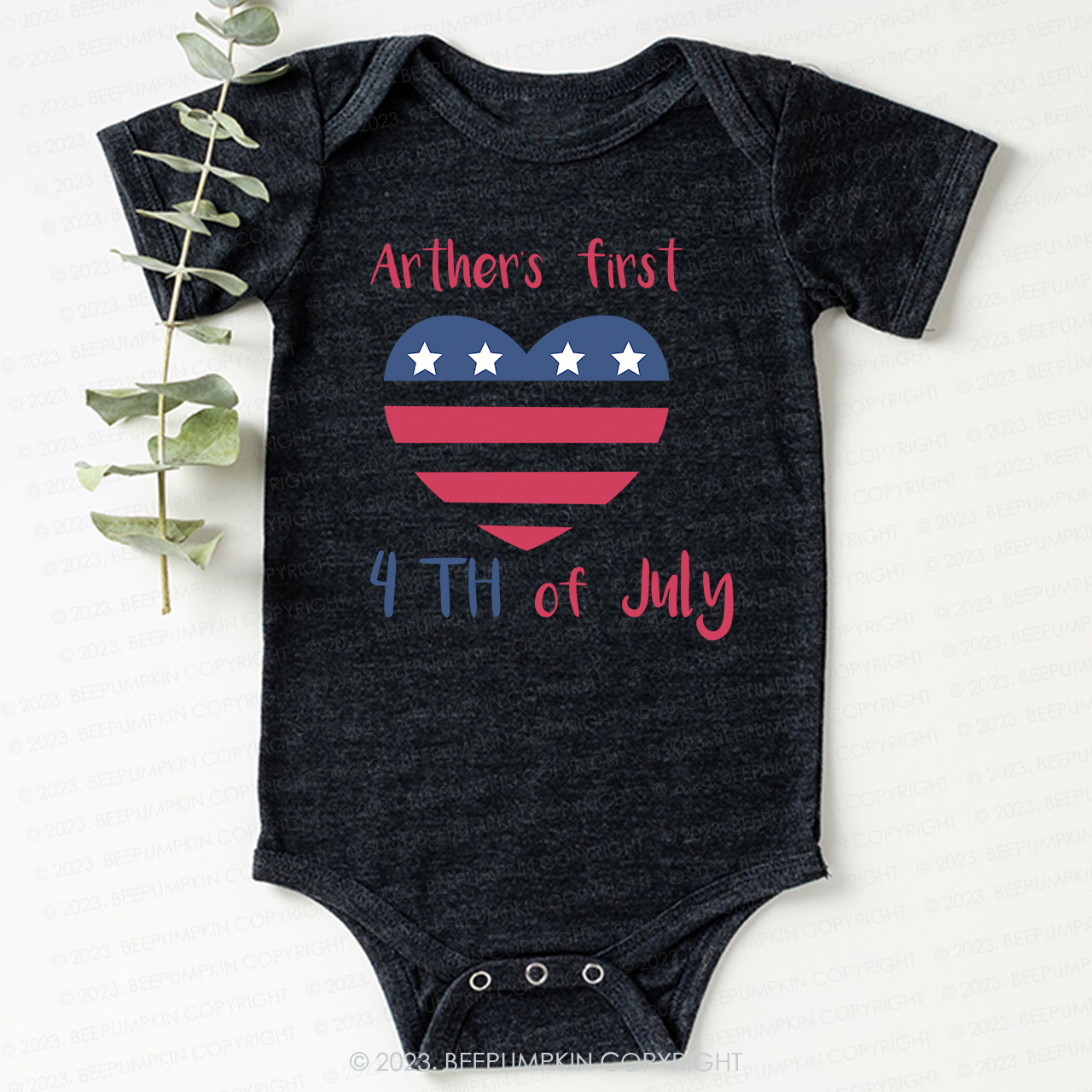 Baby's First Independence Day Bodysuit For Baby