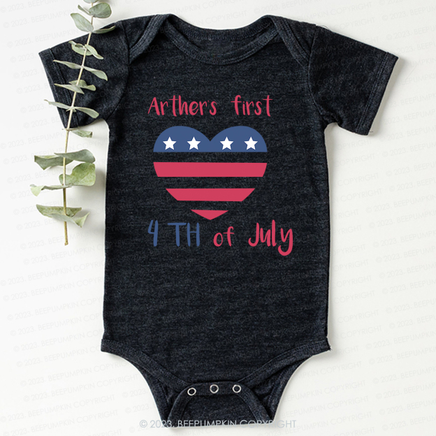 Baby's First Independence Day Bodysuit For Baby