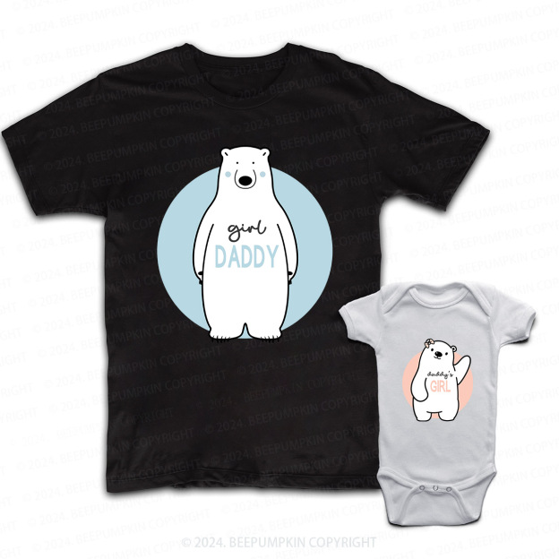 Cute Bear Daddy And Me Matching Shirt