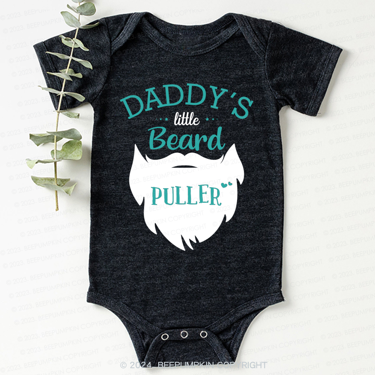 Personalized Beard Bodysuit For Baby 
