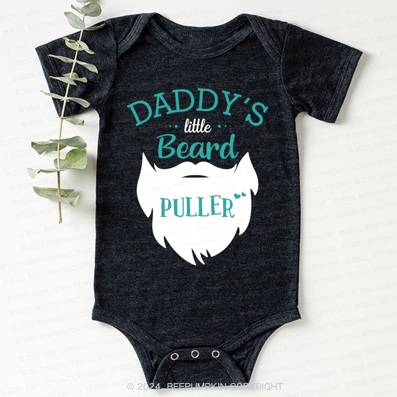 Personalized Beard Bodysuit For Baby 
