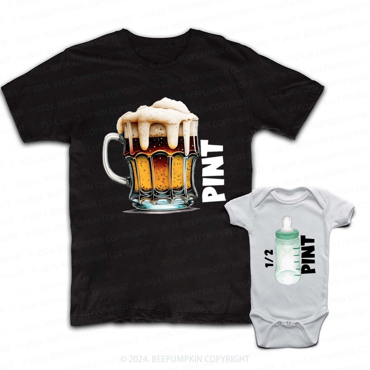 Pint Half Pint Daddy And Me Matching Shirt