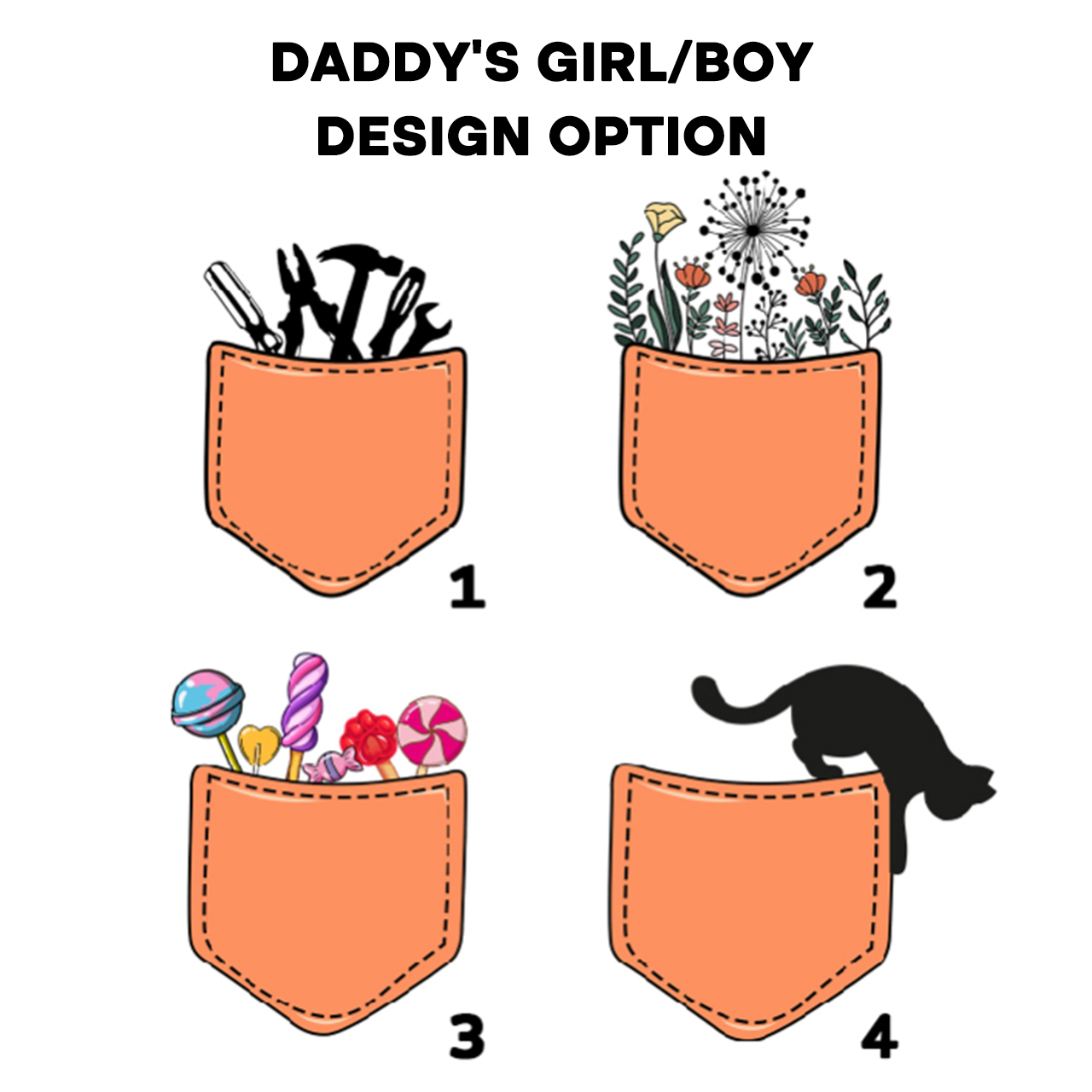 Daddy & Daddy's Girl Flowers Dad&Me Matching Raglan T-shirts