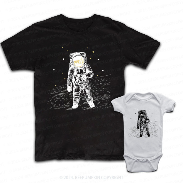 Space Them Daddy And Me Matching Shirt