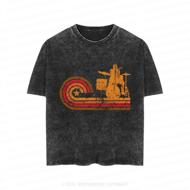 Kids Drummer Toddler&Kids Washed Tees          