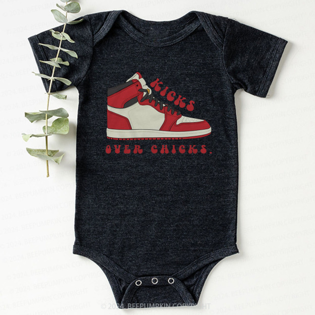 Kicks Over Chicks Bodysuit For Baby 7