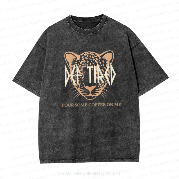 Def Tired Graphic Mama Washed T-Shirts 