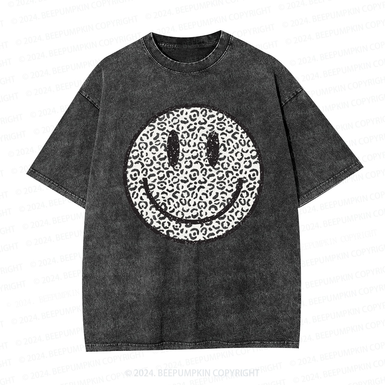  Happy Face Mama Washed Tees