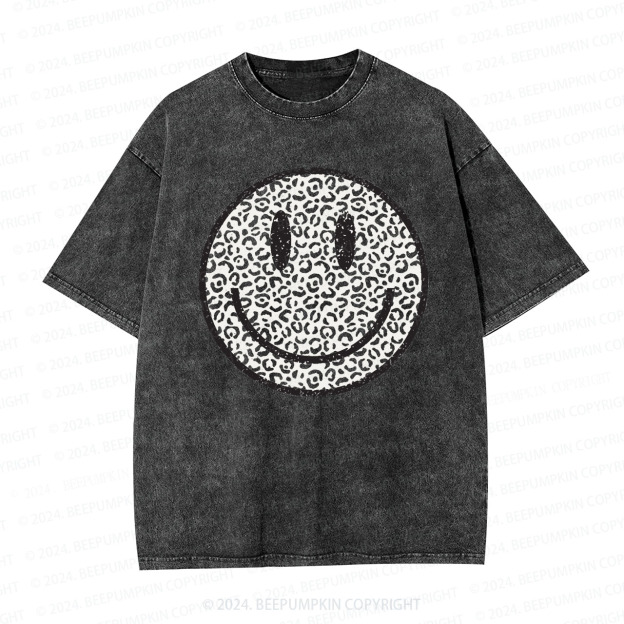  Happy Face Mama Washed Tees