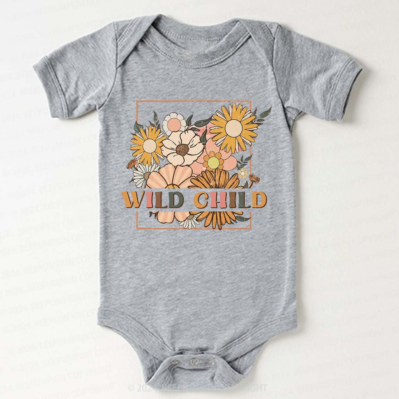 Retro Wild Child Bodysuit For Baby 