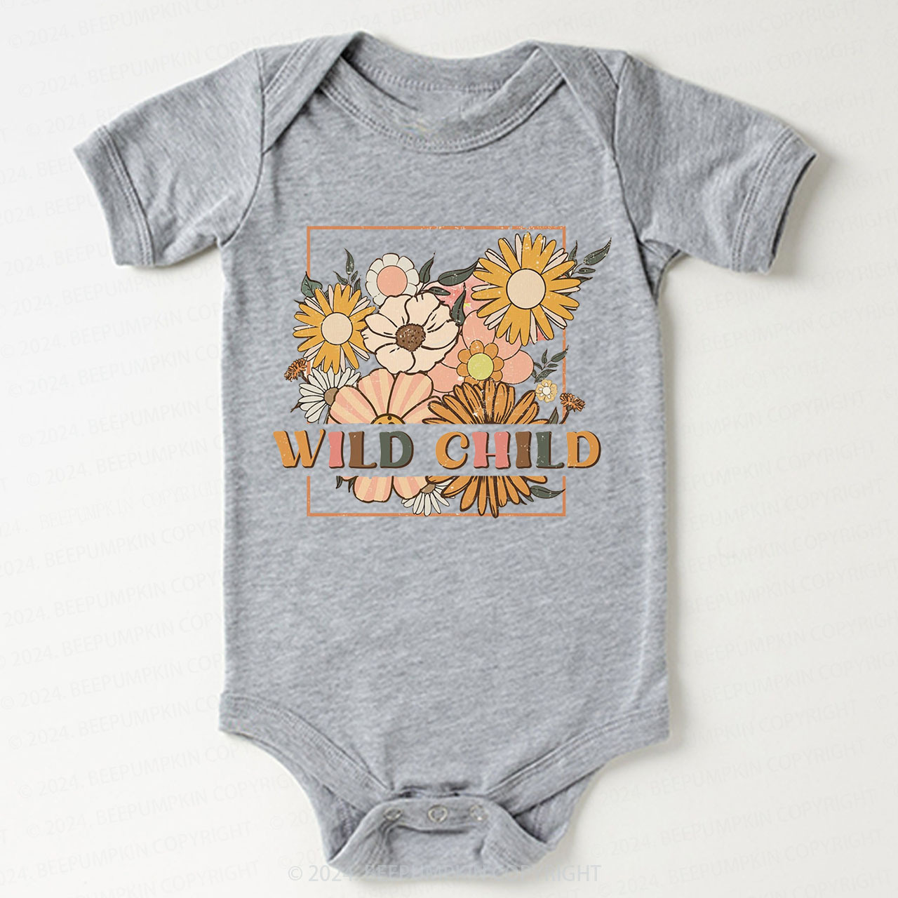 Retro Wild Child Bodysuit For Baby 