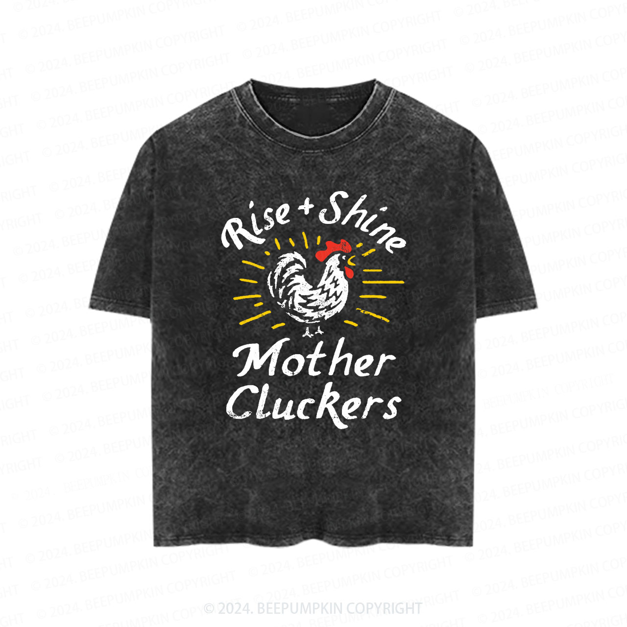 Rise & Shine Mother Cluckers Toddler&Kids Washed Tees          