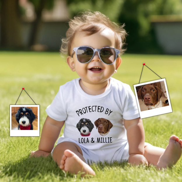 Personalized Digital Dogs And Cats Toddler&Kids Tees 