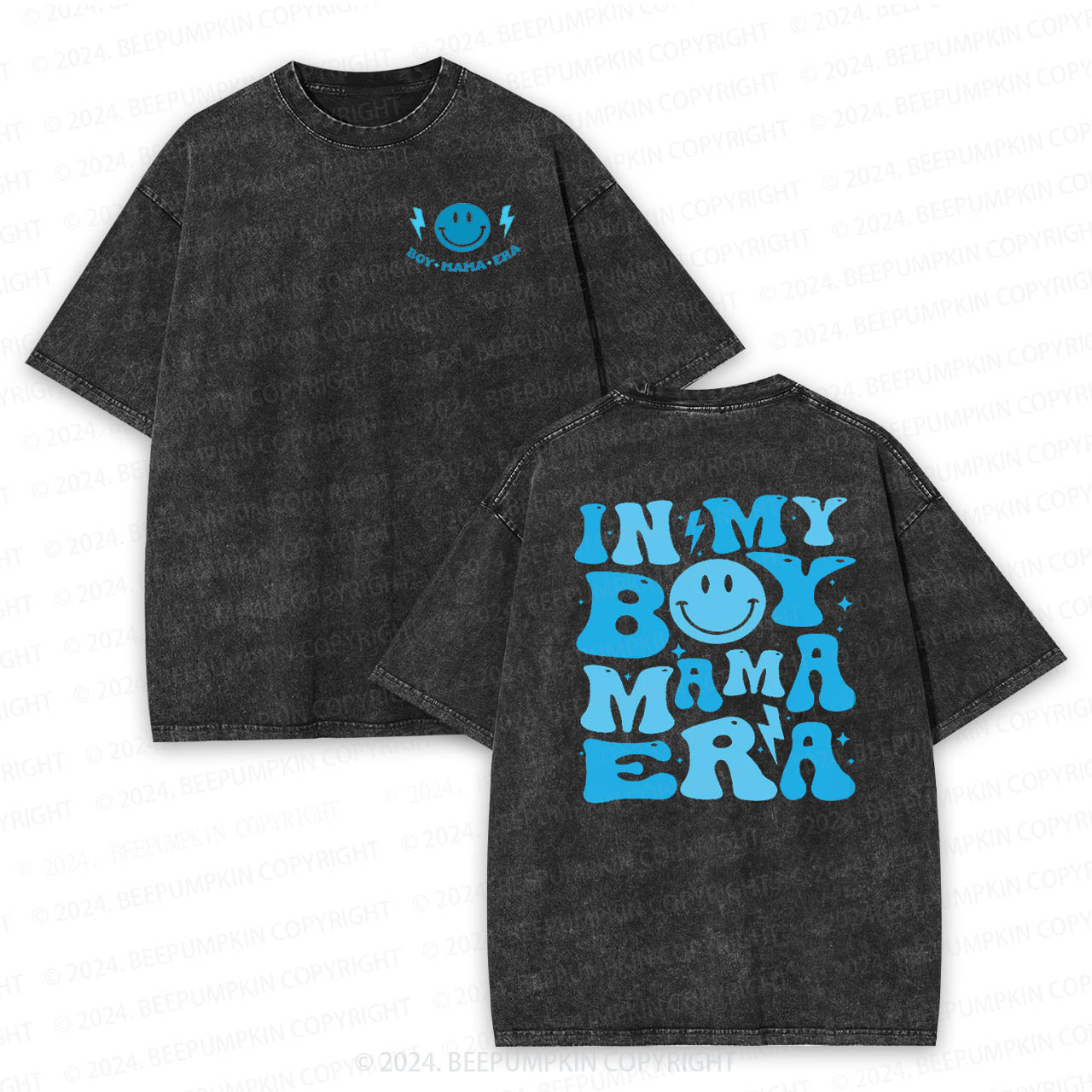 In My Boy Mama Era Mama Washed T-Shirts 