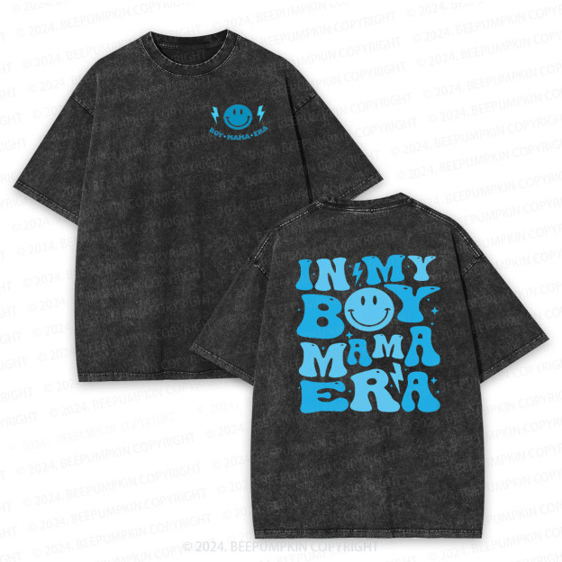 In My Boy Mama Era Mama Washed T-Shirts 