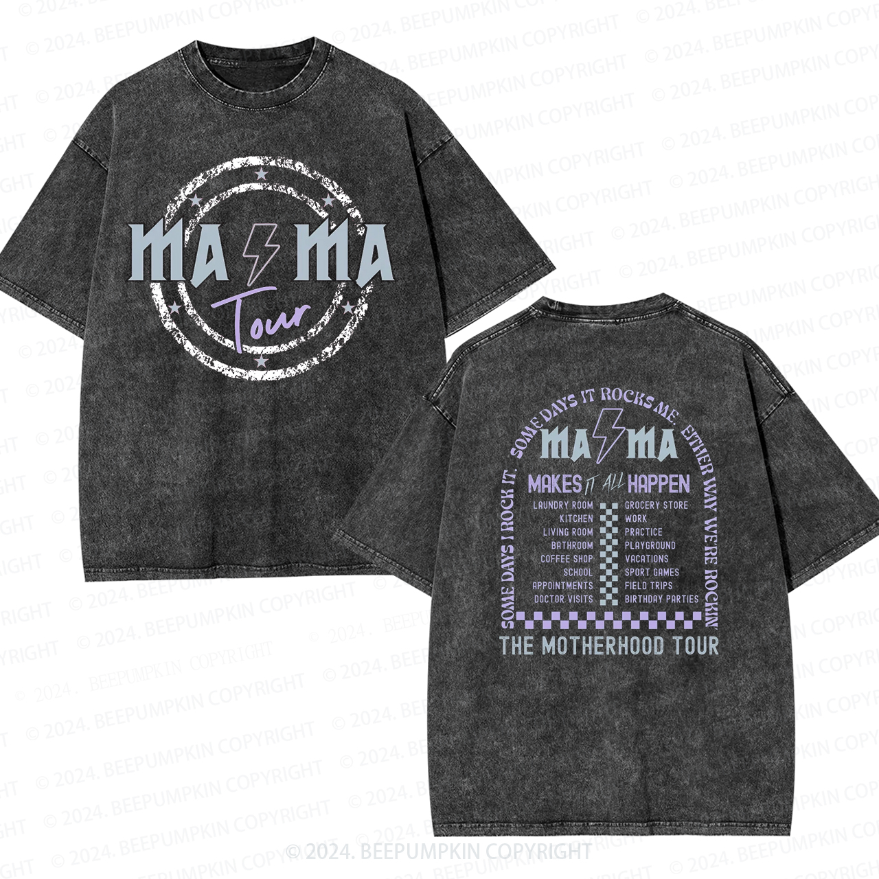 Mama Rock Tour Mama Washed Tees