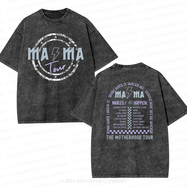 Mama Rock Tour Mama Washed Tees