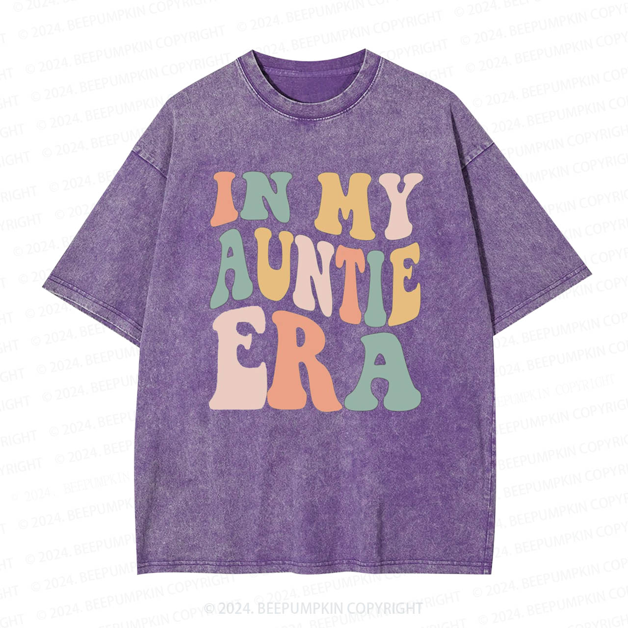 In My Auntie Era Aunt Washed Tees