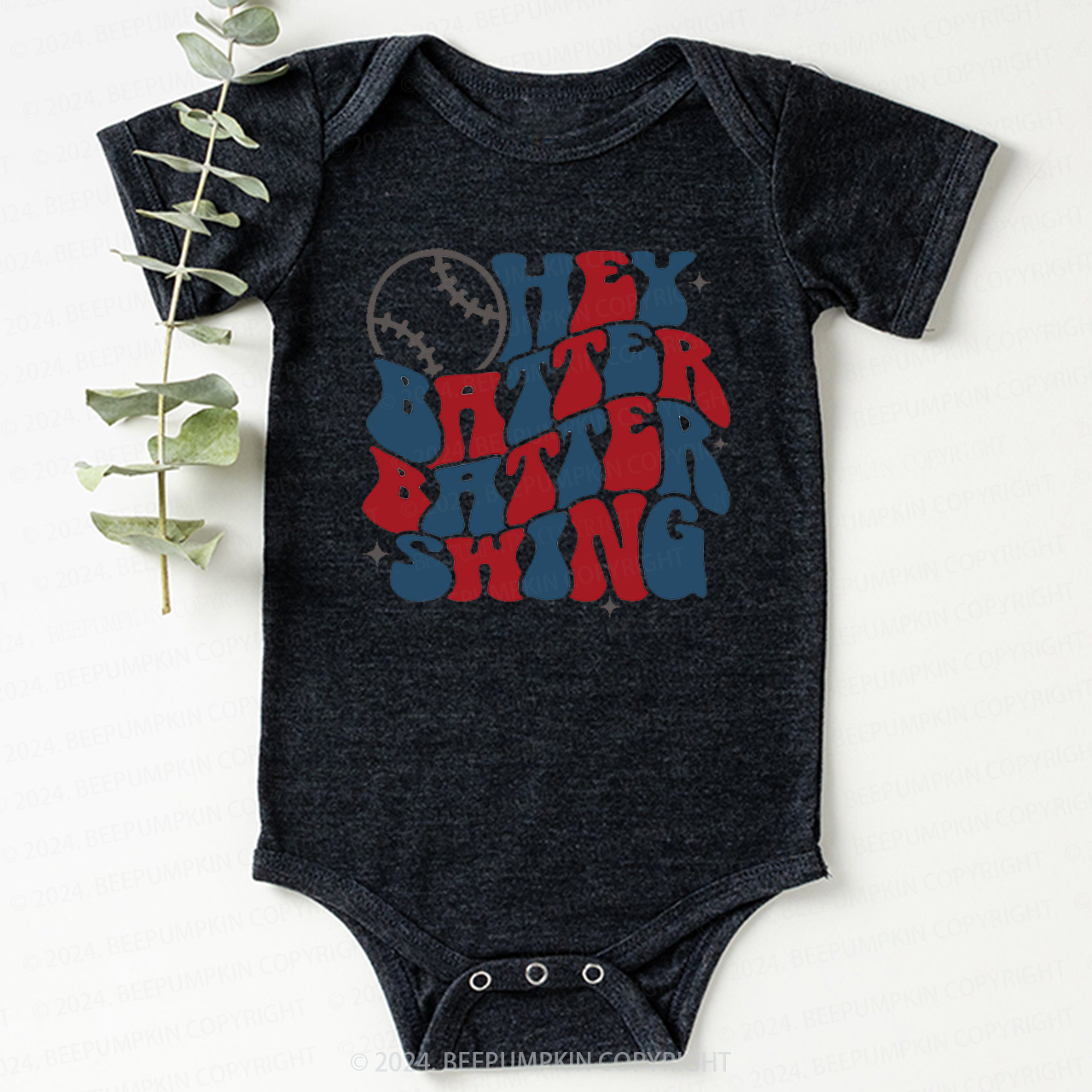 Sports Hey Batter Batter Swing Bodysuit For Baby 