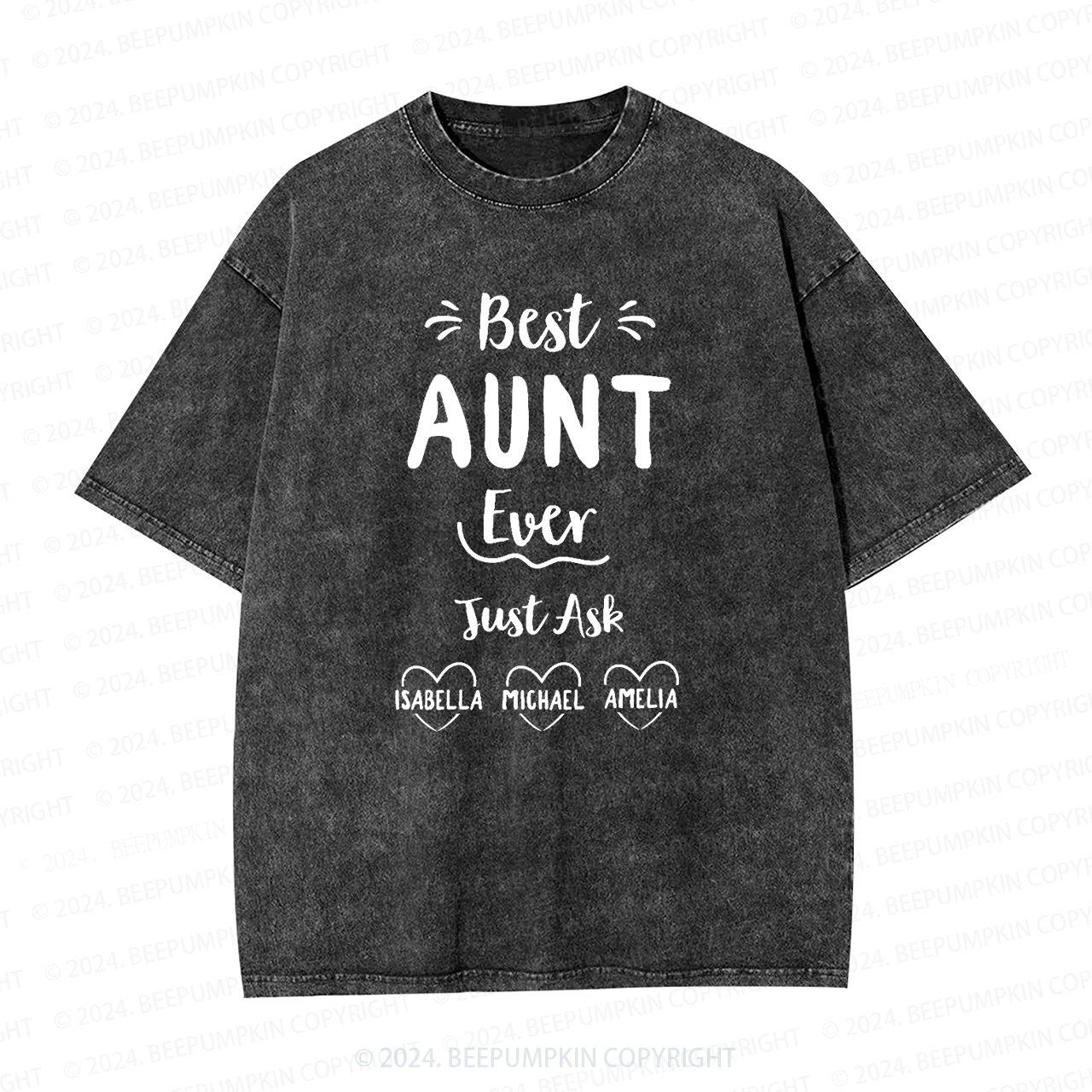 Retro In My Auntie Era Aunt Washed Tees Sale-Beepumpkin™