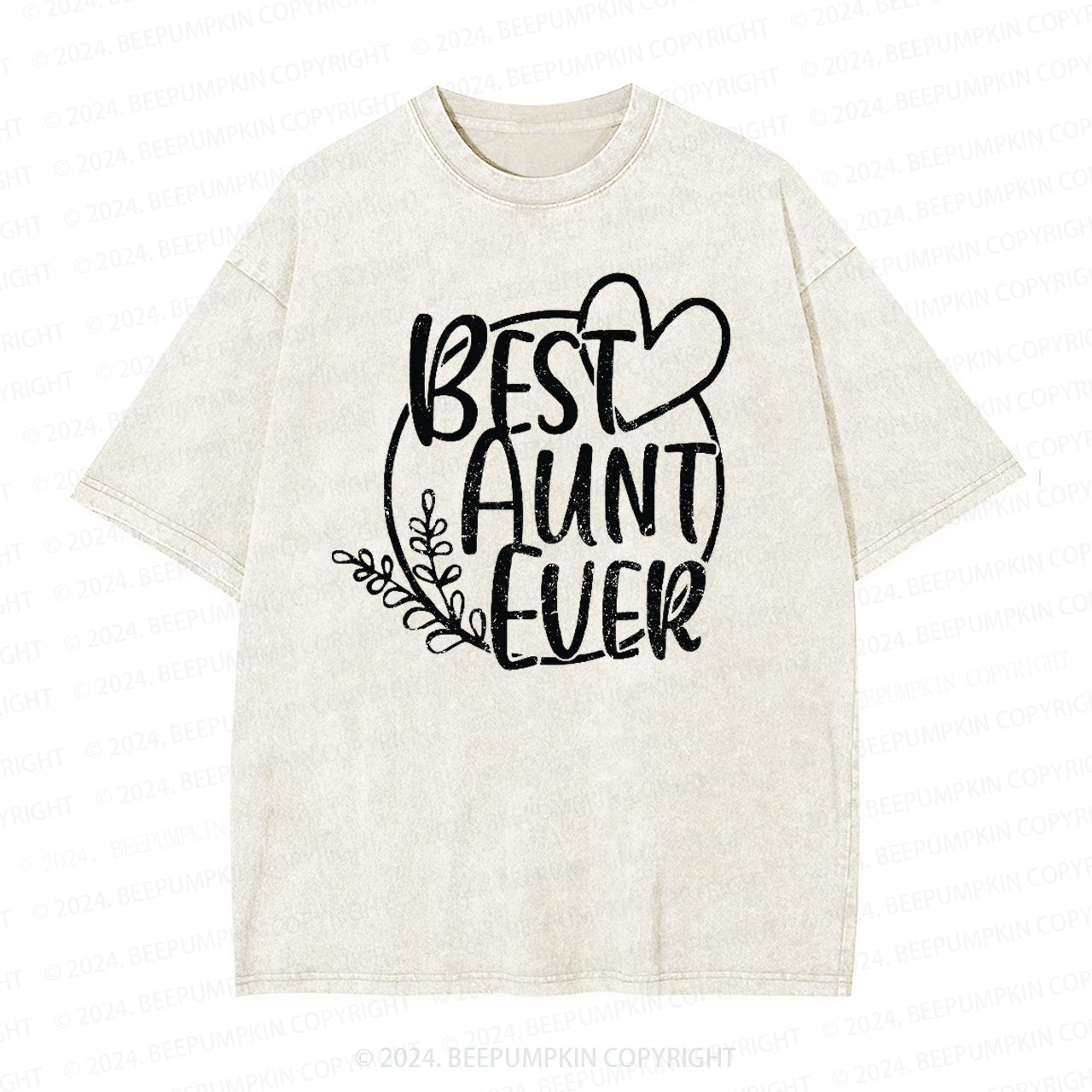 Best Aunt Ever Aunt Washed Tees