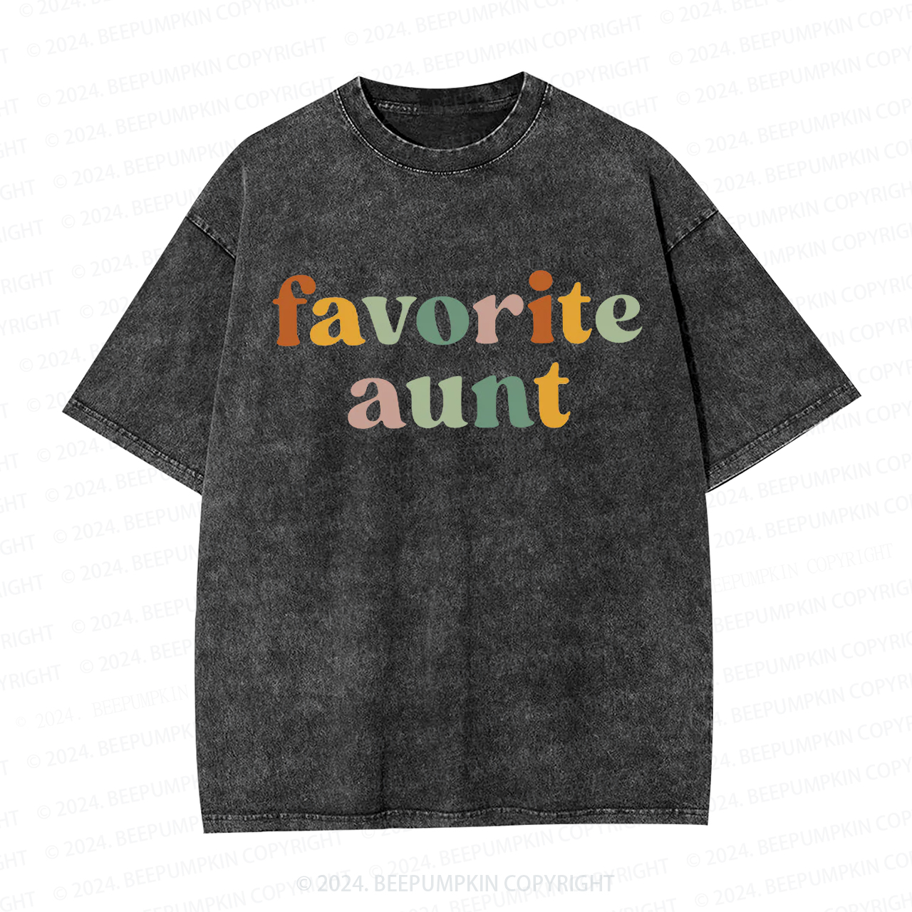 Favorite Aunt Gift Aunt Washed Tees