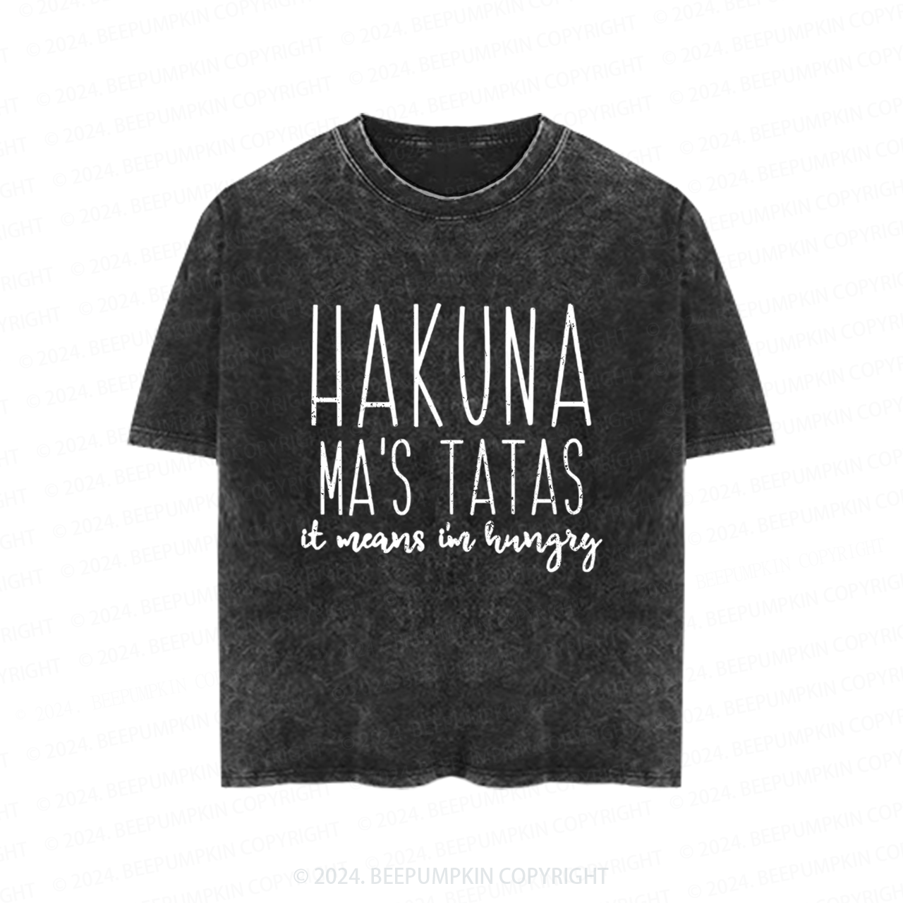 Hakuna Ma's Tatas Toddler&Kids Washed Tees          