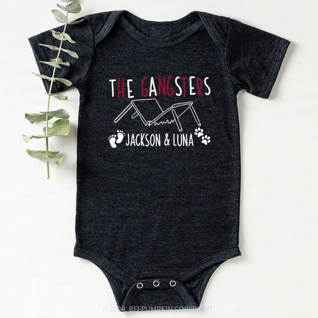 Personalized The Gansters Baby Bodysuit For Baby 
