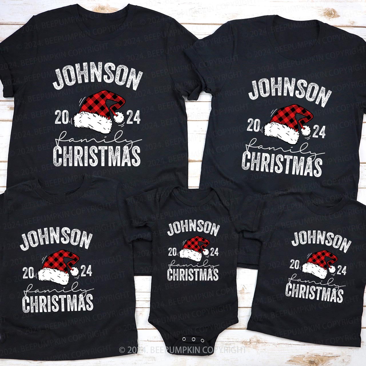 2024 Personalized Custom Christmas Family Shirts