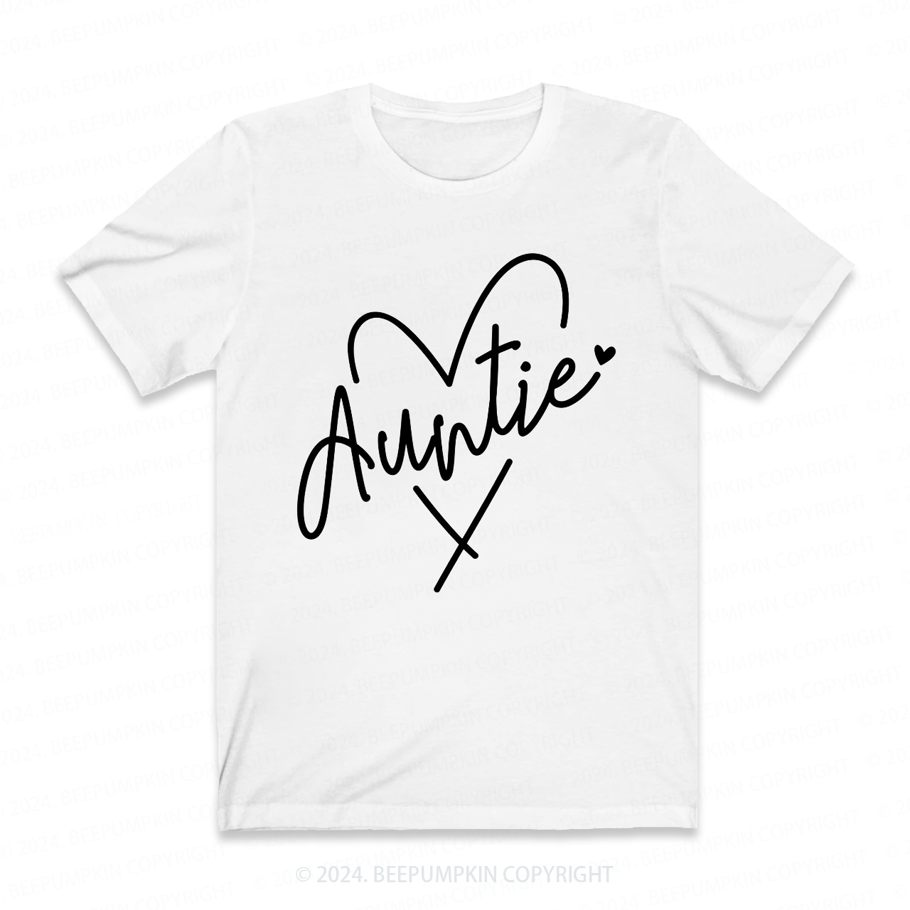 Auntie Heart Auntie Shirt