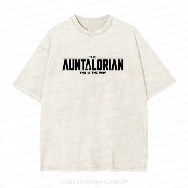Cool Auntalorian Auntie Washed Tees
