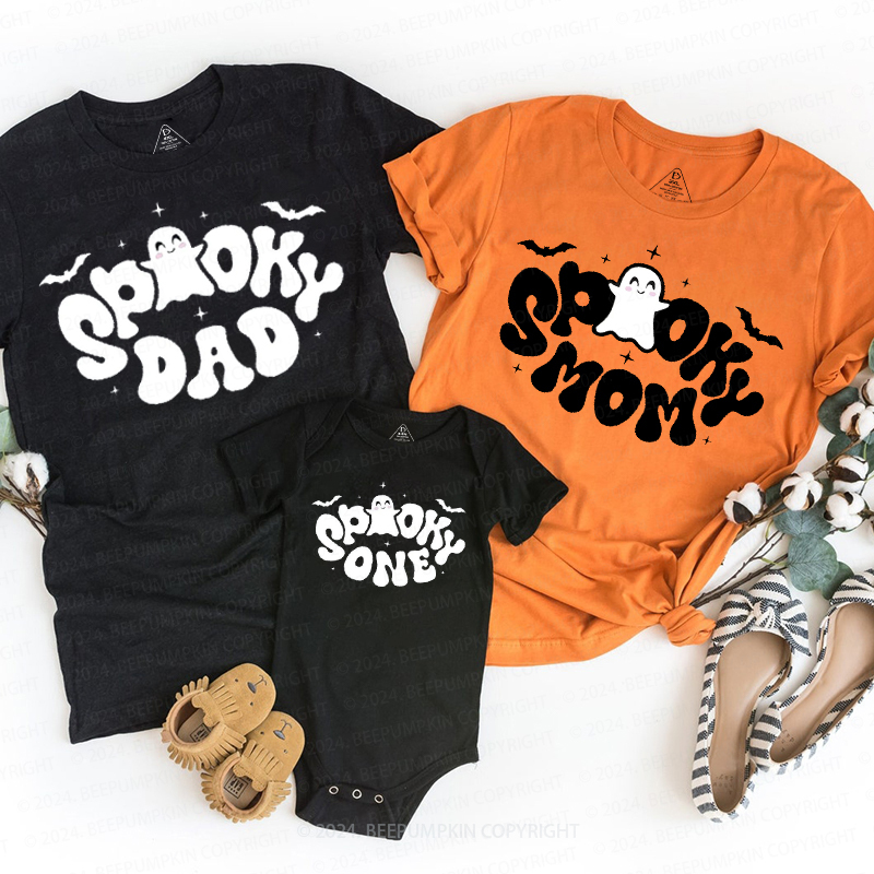 Personalized Spooky Halloween Family Matching Shirts