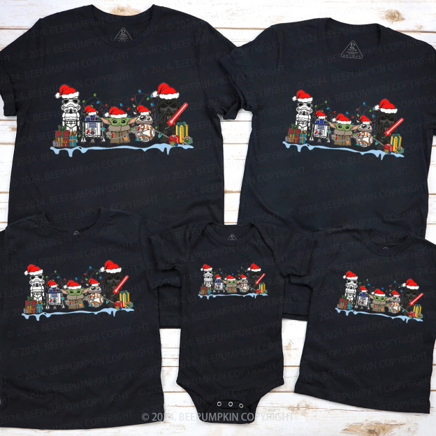 Cute Elf Party Christmas Matching T-Shirts