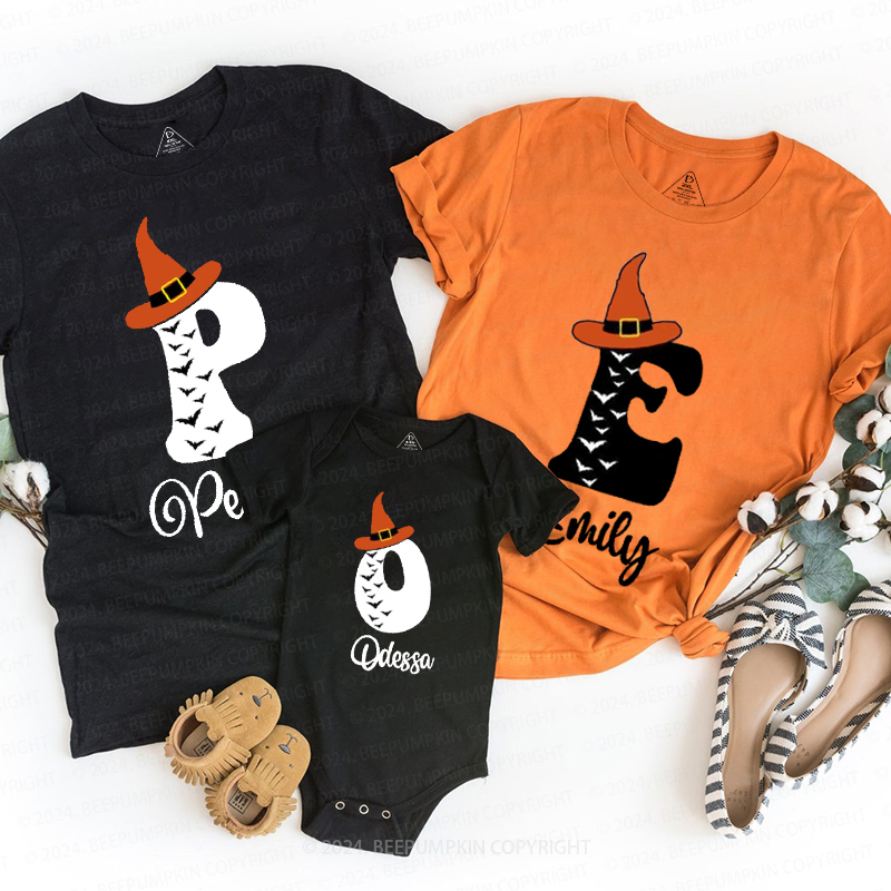 Personalized Family Group Name Halloween Family Matching Shirts