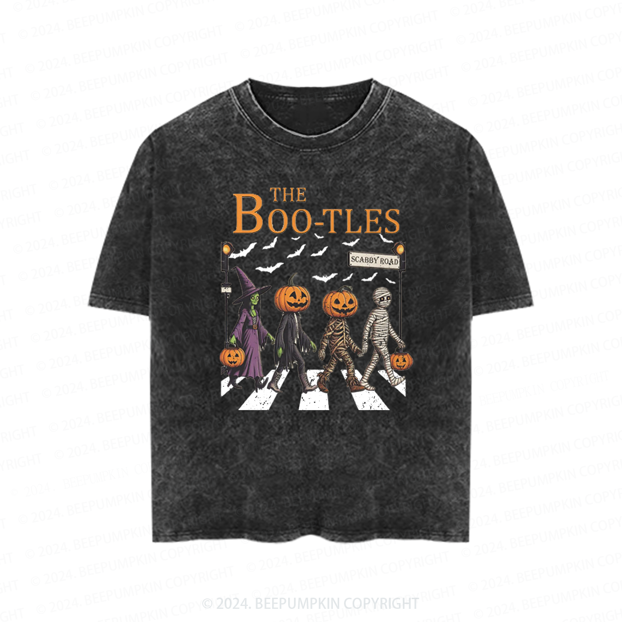 Personalized Nightmare Before Halloween Toddler&Kids Washed Tees