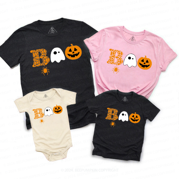 Halloween Boo Ghost Family Matching Shirts