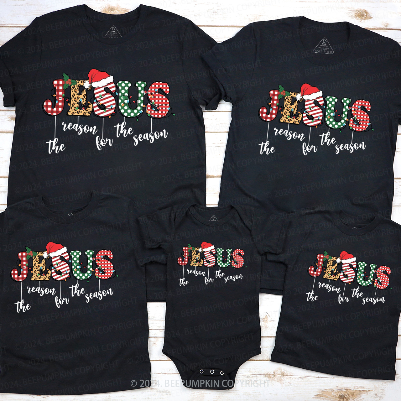  Jesus Christmas Christ Christmas Matching T-Shirts