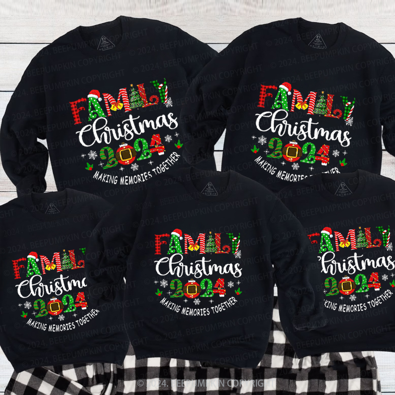 Merry Christmas Squad Family Christmas Sweatshirt
