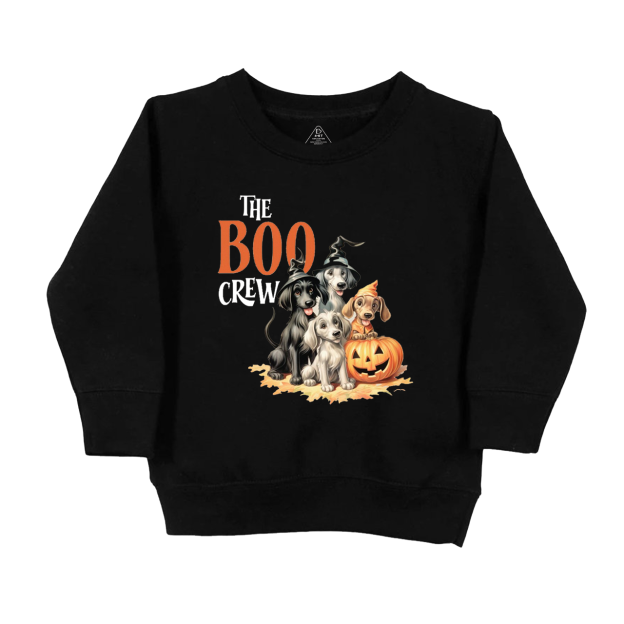 The Boo Crew Halloween  Kids Sweatshirt
