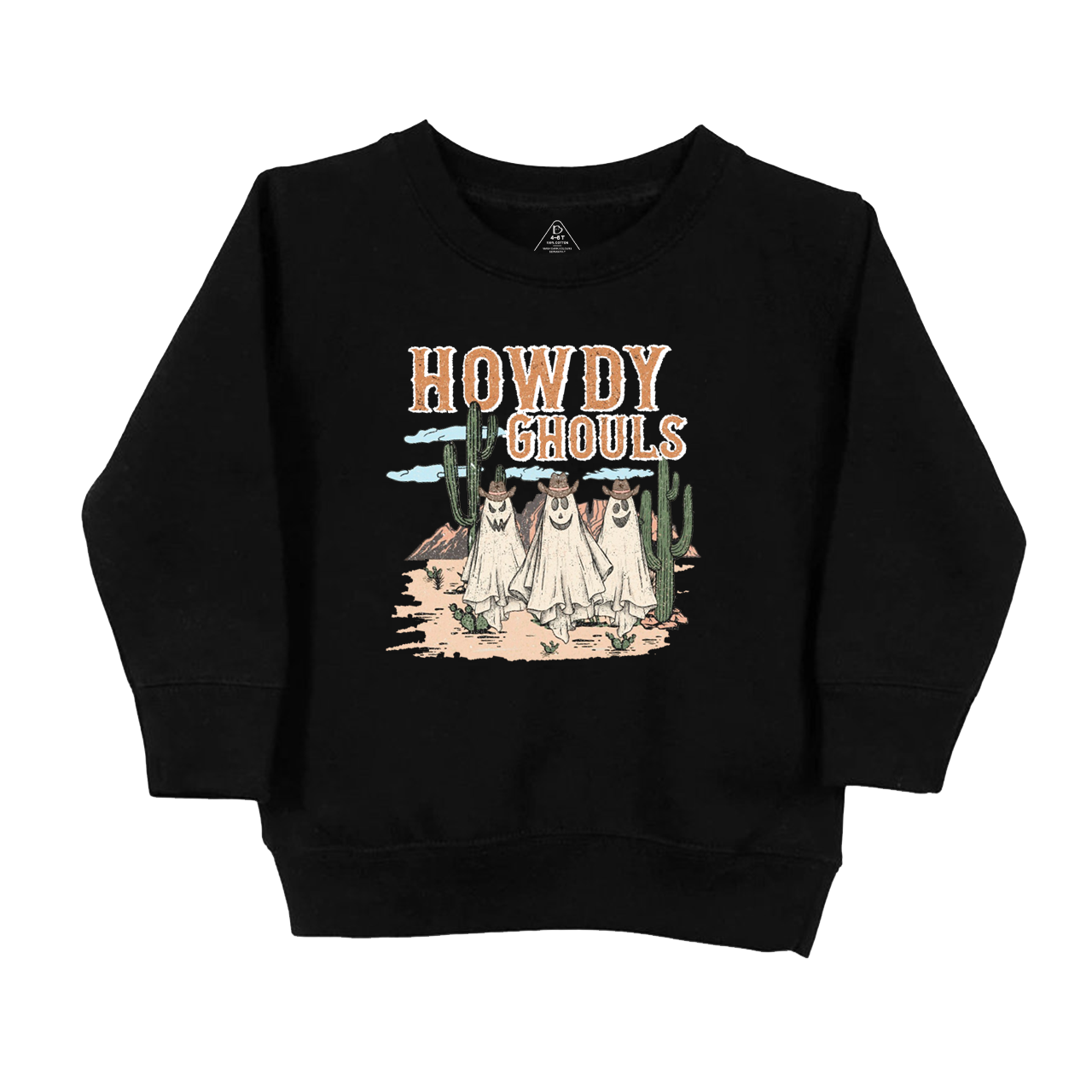 Howdy Ghouls Halloween  Kids Sweatshirt