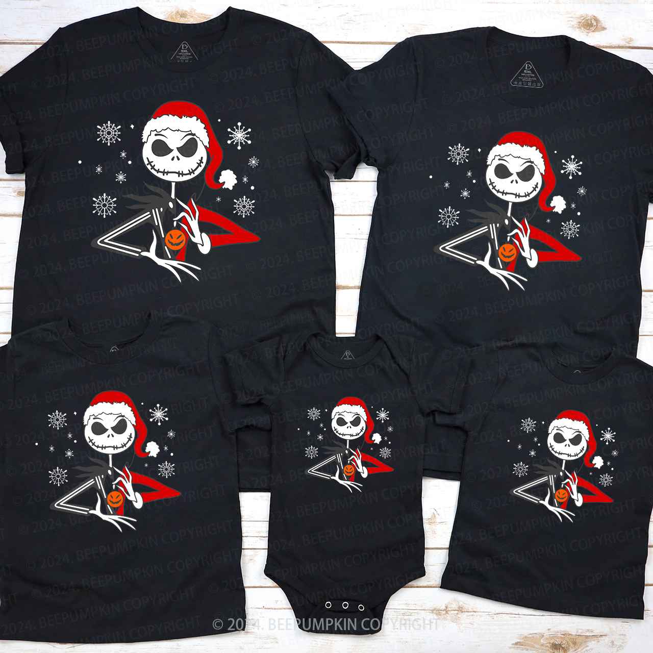 Nightmare Before Christmas Family Matching T-Shirts