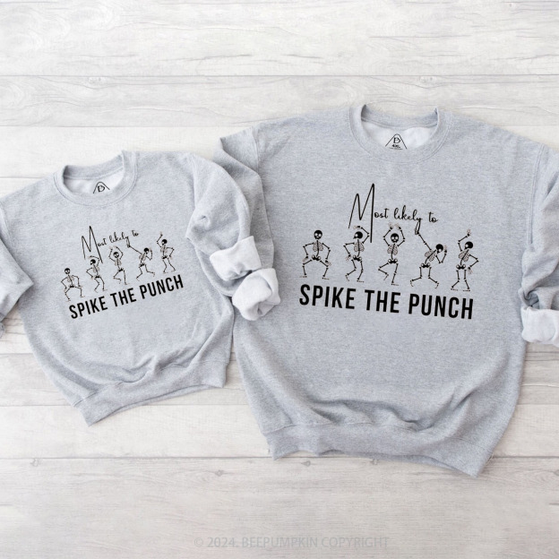 Most Likely to Halloween Party Family Matching Sweatshirt