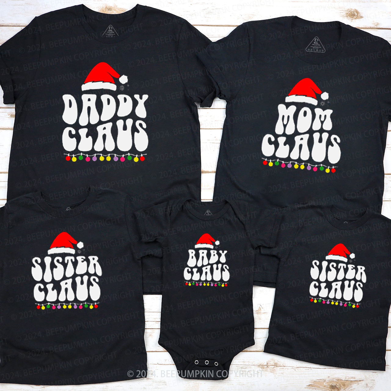 Family Christmas  Matching T-Shirts Beepumpkin