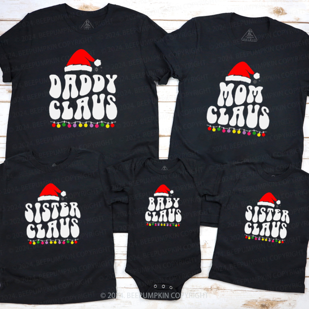 Family Christmas  Matching T-Shirts Beepumpkin