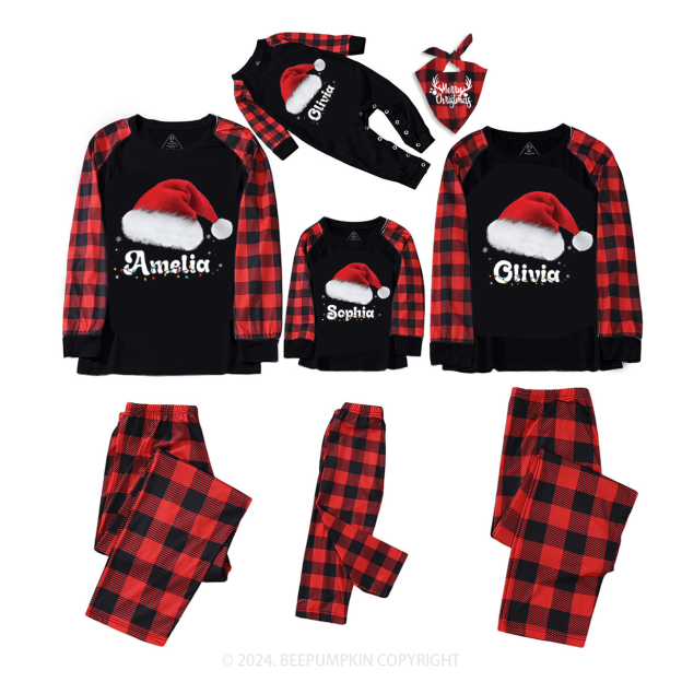 Christmas Hat Pajamas Beepumpkin